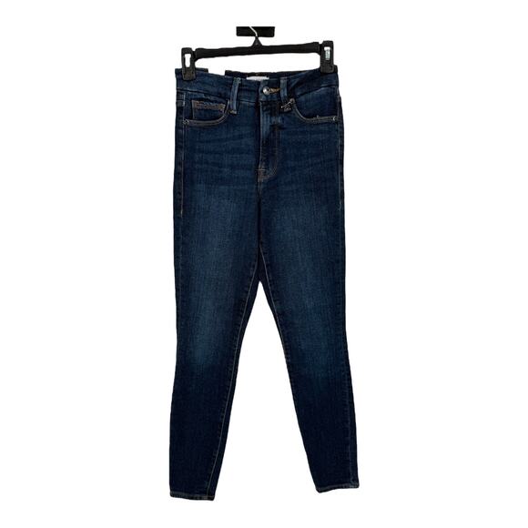 Good American jeans  Good Waist Skinny High Rise Blue size 0 25 - Picture 1 of 6
